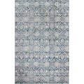 Bashian Bashian B128-BL-2.6X8-BR104 2 ft. 6 in. x 8 ft. Bradford Collection Transitional Polyester Power Loom Area Rug; Blue B128-BL-2.6X8-BR104